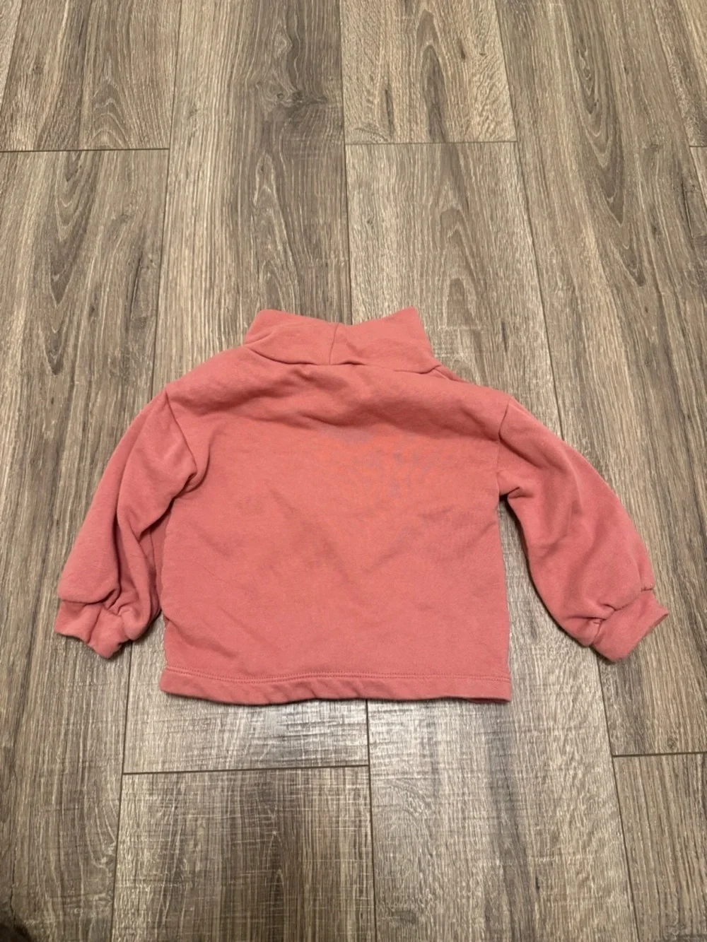 Baby Gap Girls Pink Red Mock Neck Sweatshirt Size 18-24 Months